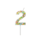 Confetti Number Birthday Candle by Celebrate It™